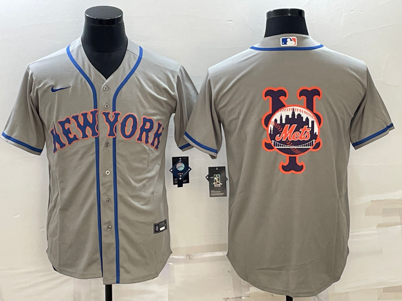 Men's New York Mets Gray Road Authentic Jersey